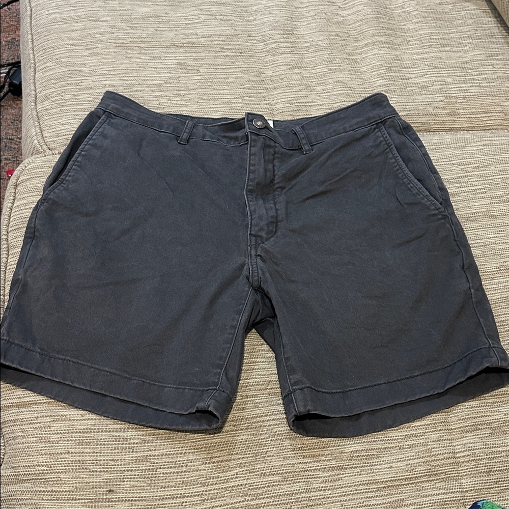 Flint and Tinder Flat Front Dark Charcoal Shorts Size 30